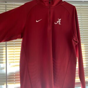 Nike Crimson Quarter-Zip Pullover